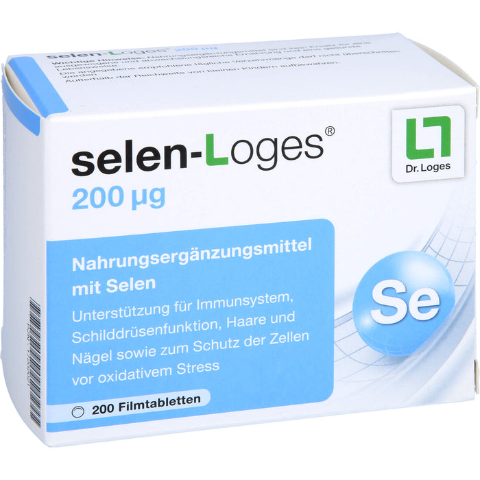 Selen-Loges 200 µg Filmtabletten, 200 pcs. Tablets