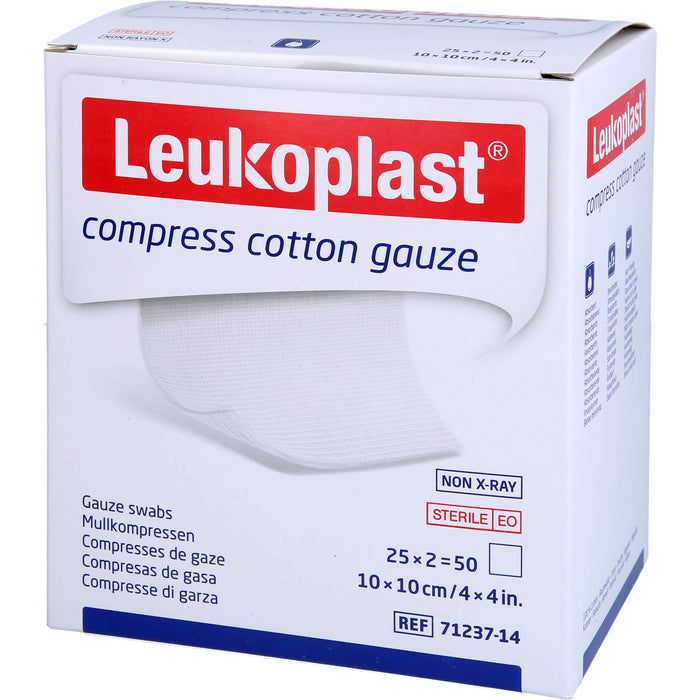 Leukoplast Mullkompressen 10 x 10 cm, 50 pc Compresses