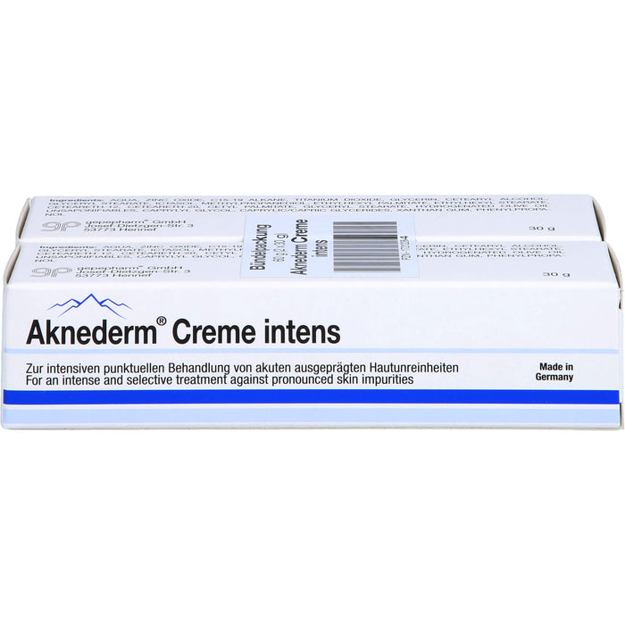 Aknederm Creme Intens, 2X30 g CRE