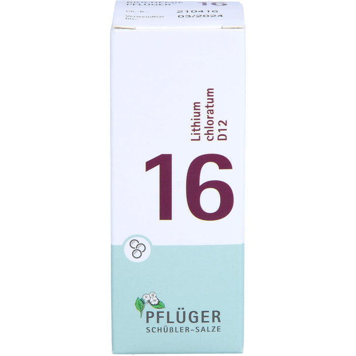 Biochemie Nr.16 Lithium chloratum D12 Pflüger Globuli, 15 g GLO