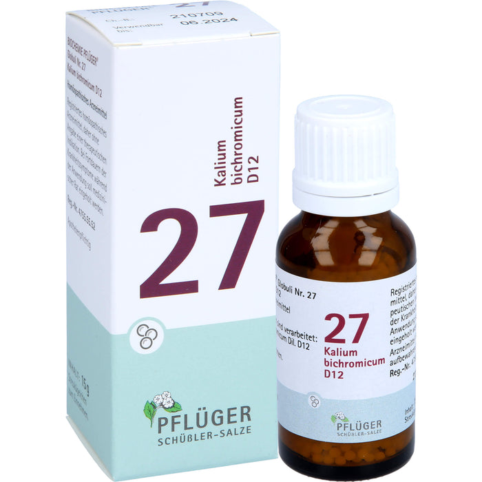 Biochemie Nr.27 Kalium bichromicum D12 Pflüger Globuli, 15 g GLO