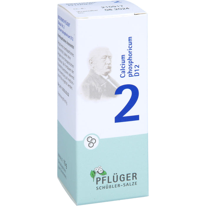 Biochemie Nr.2 Calcium phosphoricum D12 Pflüger Globuli, 15 g GLO