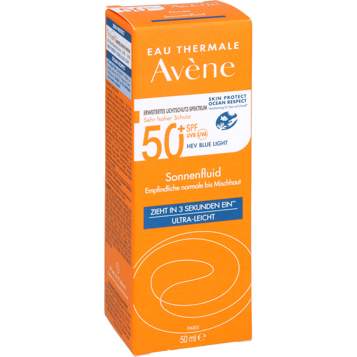 Avène Sonnenfluid SPF 50+ ultra leicht, 50 ml Creme