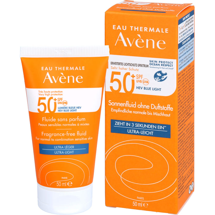 Avene Sonnenflu 50+ O Duft, 50 ml EMU