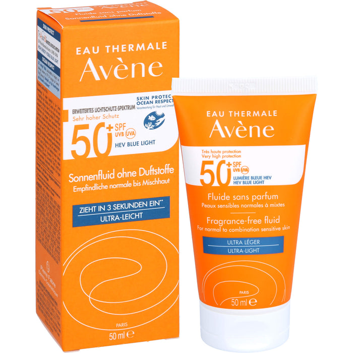 Avene Sonnenflu 50+ O Duft, 50 ml EMU