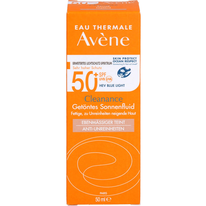 AVENE Cleanance Getöntes Sonnenfluid 50+, 50 ml EMU