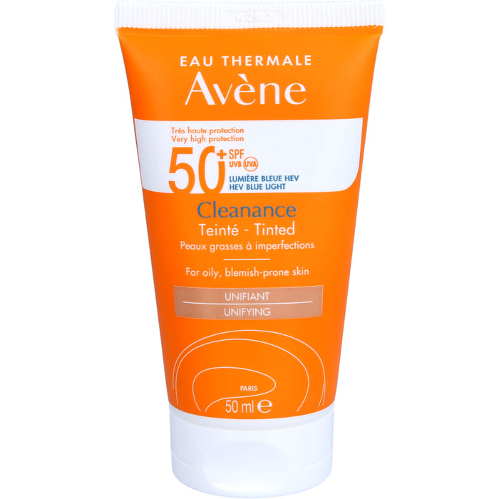 AVENE Cleanance Getöntes Sonnenfluid 50+, 50 ml EMU