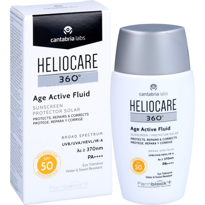 Heliocare 360 Grad Age Active Fluid SPF 50, 50 ml GEL