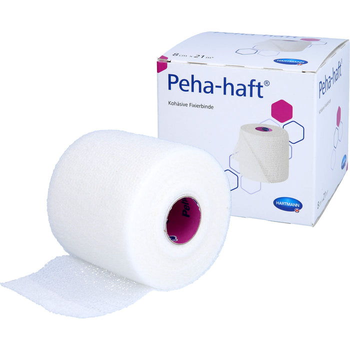 Peha-haft Fixierbinde latexfrei 8cm x 21m, 1 St BIN