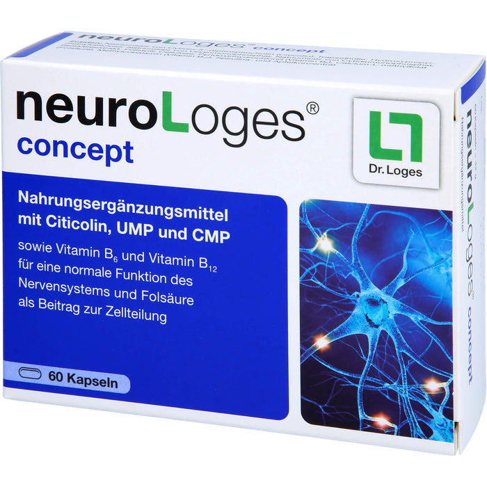 NeuroLoges concept Kapseln für eine normale Funktion des Nervensystems, 60 St. Kapseln