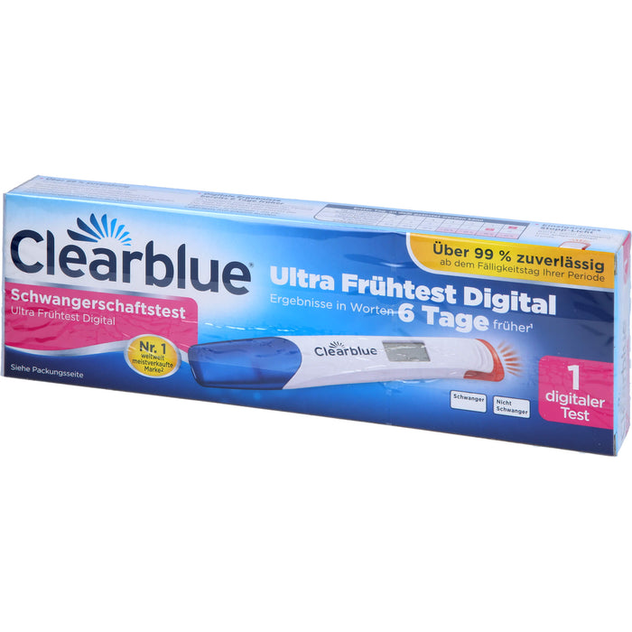 Clearblue Schwangerschaftstest Ultra Frühtest Dig, 1 pc Test