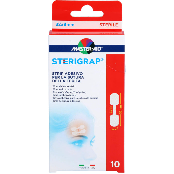 STERIGRAP Wundnahtstreifen 32x8mm, 10 St PFL