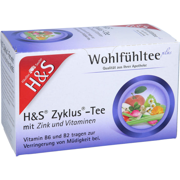 H&S Zyklus - Tee mit Zink und Vitaminen, 20X1.5 g FBE