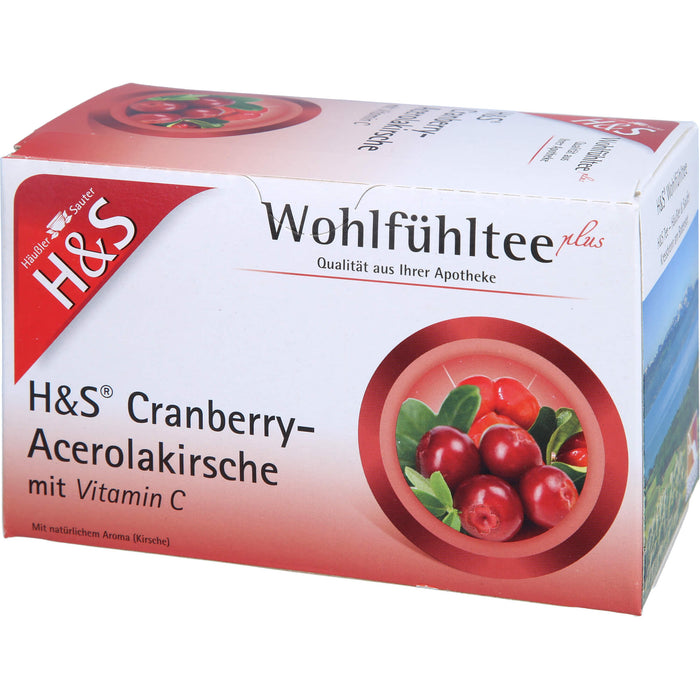 H&S Cranberry-Acerolakirsche mit Vitamin C, 20X2.8 g FBE