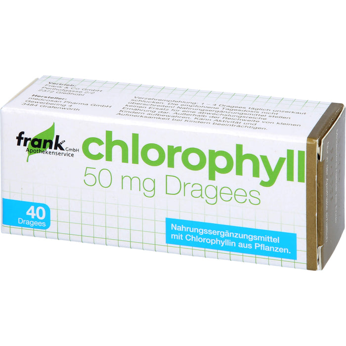 Chlorophyll Dragees, 40 St DRA