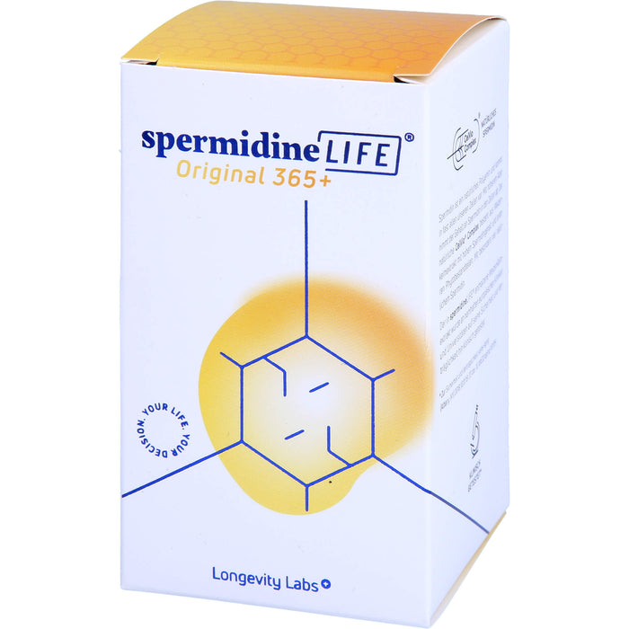 SpermidineLIFE Original 365+ Kapseln zur Unterstützung der körpereigenen Zellerneuerung, 60 pc Capsules