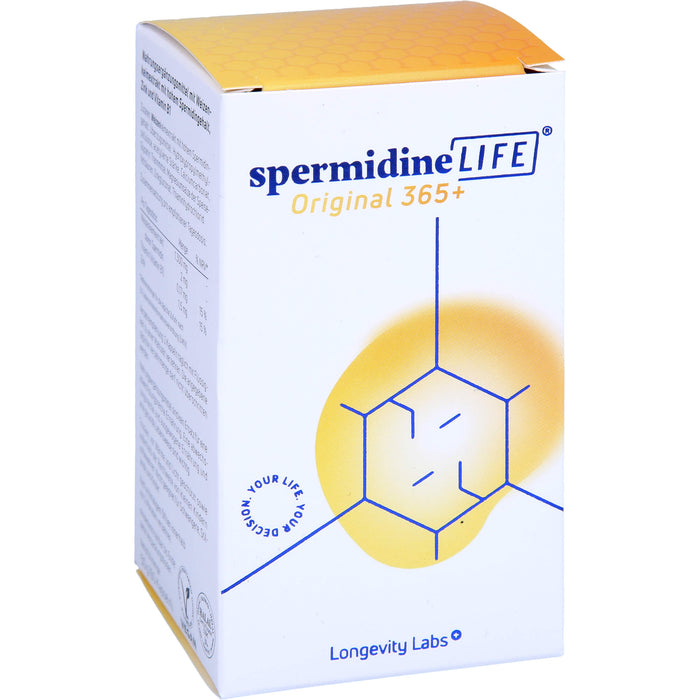 SpermidineLIFE Original 365+ Kapseln zur Unterstützung der körpereigenen Zellerneuerung, 60 St. Kapseln