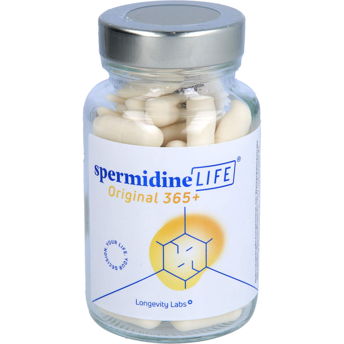 SpermidineLIFE Original 365+ Kapseln zur Unterstützung der körpereigenen Zellerneuerung, 60 pc Capsules