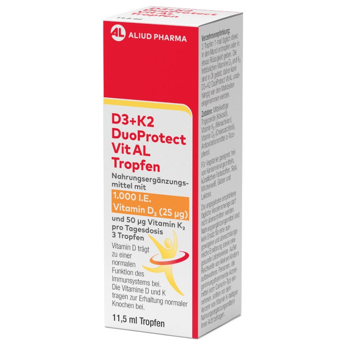 D3+K2 DuoProtect Vit AL 1000 I.E./50 ug Tropfen, 11.5 ml Lösung