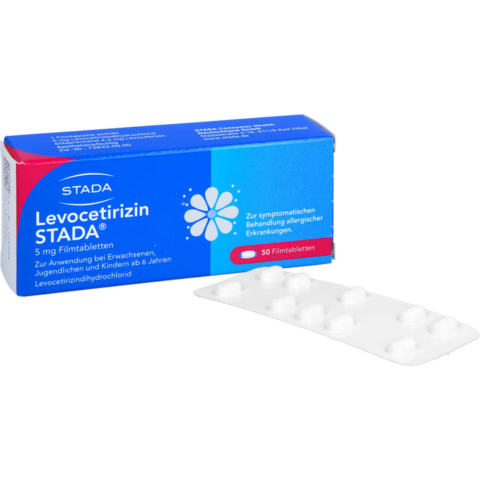 Levocetirizin STADA 5 mg Filmtabletten, 50 St FTA