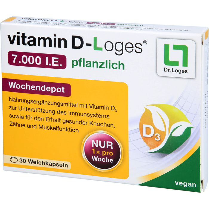 Vitamin D Loges 7000ie Pfl, 30 St WKA