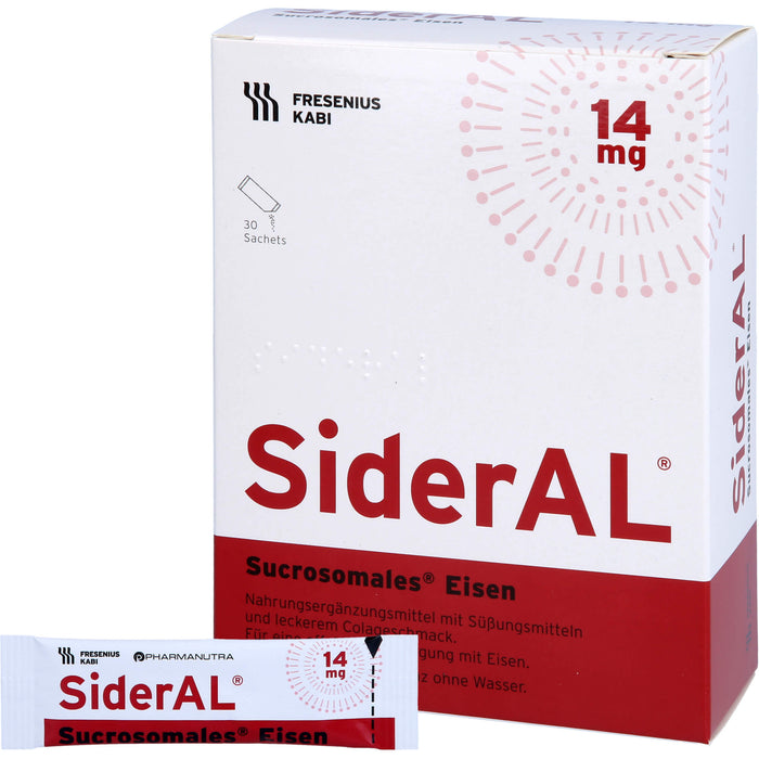 SiderAL Eisen 14mg Cola Sachets, 30 St GRA