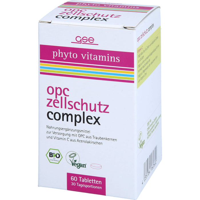 GSE OPC Zellschutz Complex (Bio) Phyto Vitamins, 60 St TAB