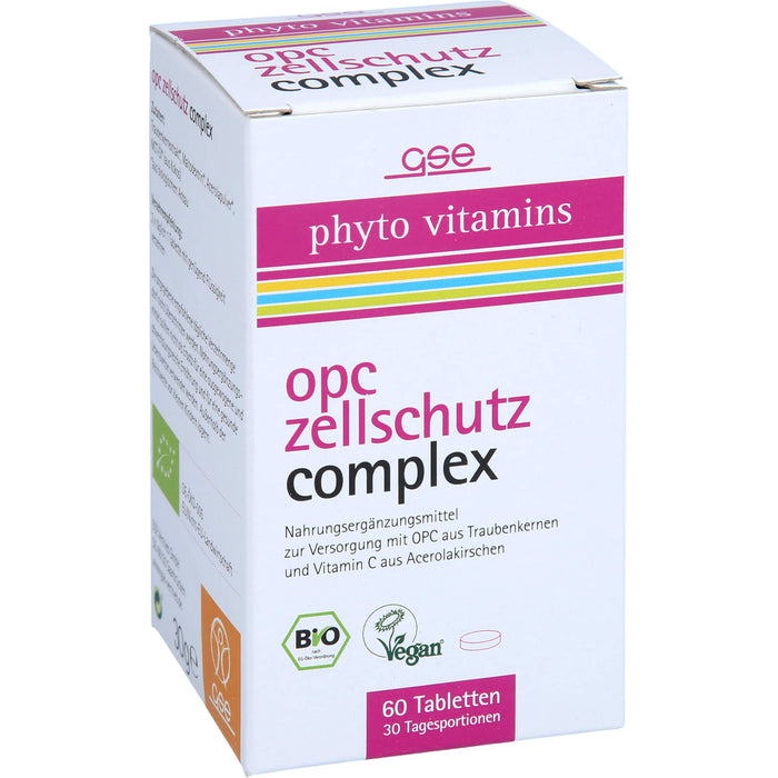 GSE OPC Zellschutz Complex (Bio) Phyto Vitamins, 60 St TAB