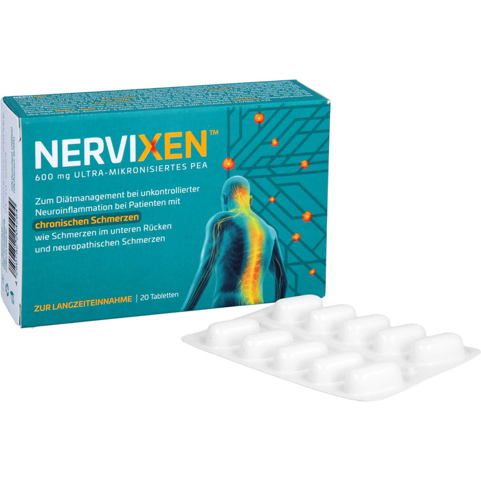 NERVIXEN Tabletten bei chronischen Schmerzen, 20 pc Tablettes