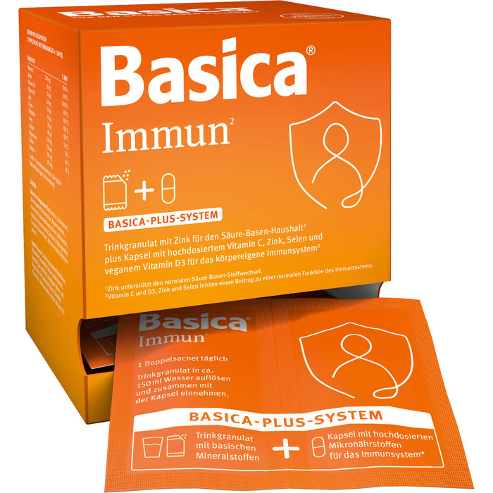 Basica Immun Trinkgranulat + Kapsel für 30 Tage, 30 pcs. Combipack