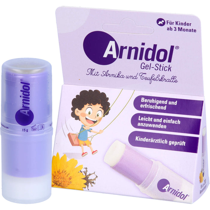 Arnidol Gel-Stick zur Schmerzlinderung von blauen Flecken, 15 g Pen