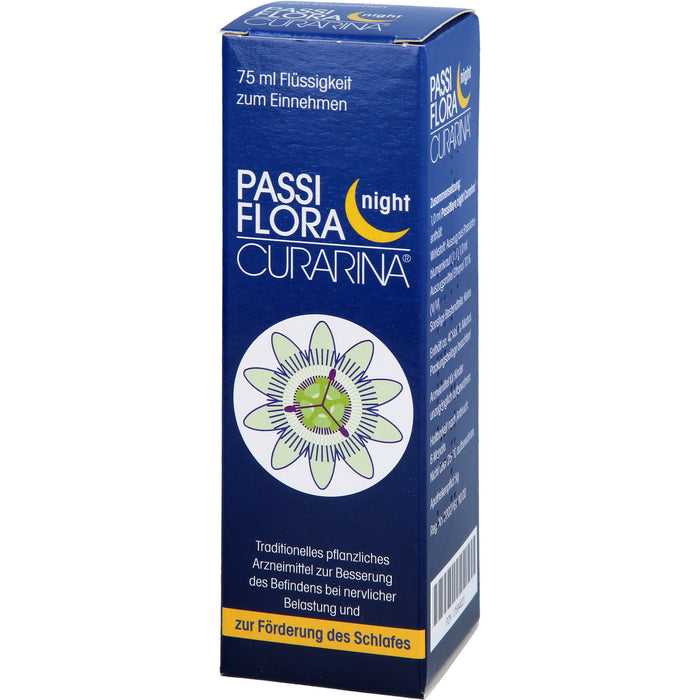 Passiflora night Curarina, Flüssigkeit zum Einnehmen, 75 ml FLE