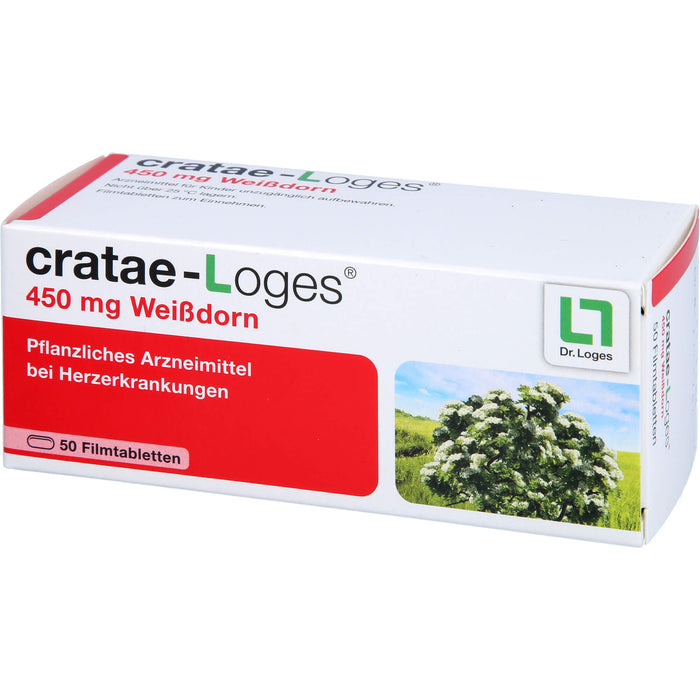 cratae-Loges 450 mg Weißdorn, Filmtablette, 50 St FTA