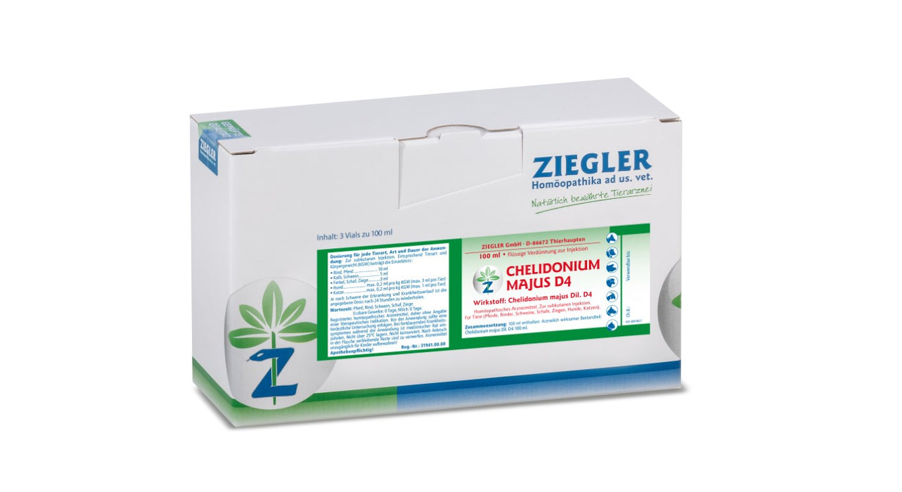 ZIEGLER Chelidonium majus D 4 Dilution, 300 ml Lösung