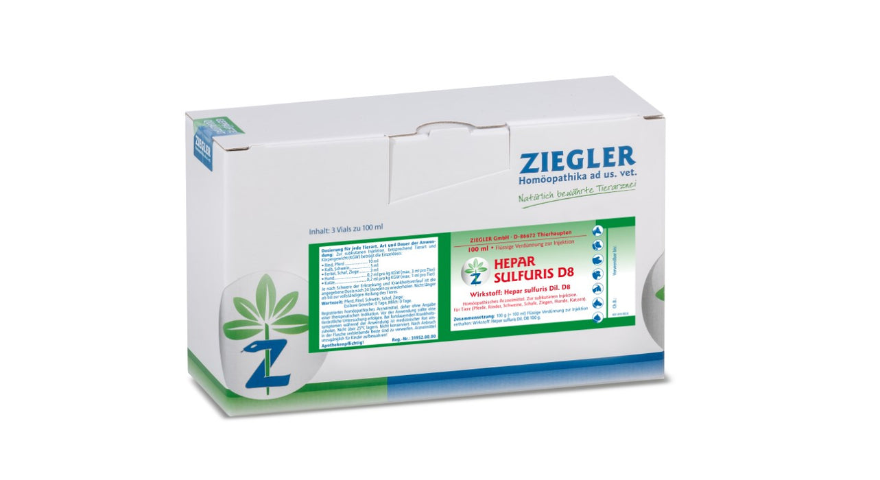 ZIEGLER Hepar sulfuris D 8 Dilution, 300 ml Solution