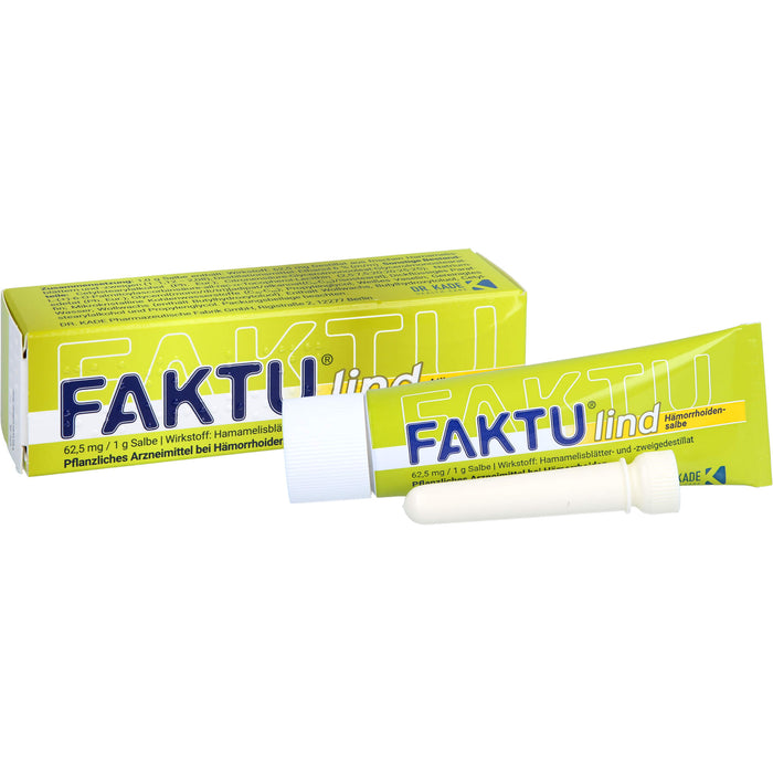 FAKTU lind Hämorrhoidensalbe, 25 g Ointment