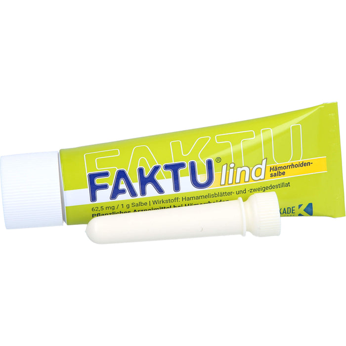 FAKTU lind Hämorrhoidensalbe, 25 g Onguent