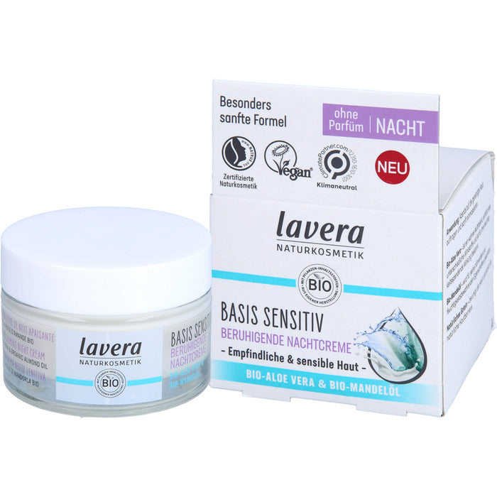 LAVERA BASIS SENSITIV BERUHIGENDE NACHTCREME, 50 ml XNC