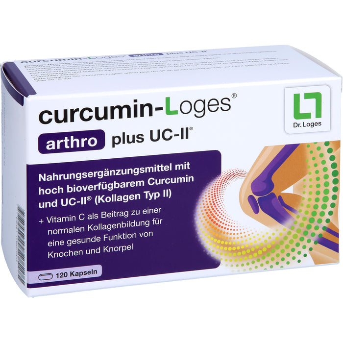 curcumin-Loges arthro plus UC-II, 120 St KAP