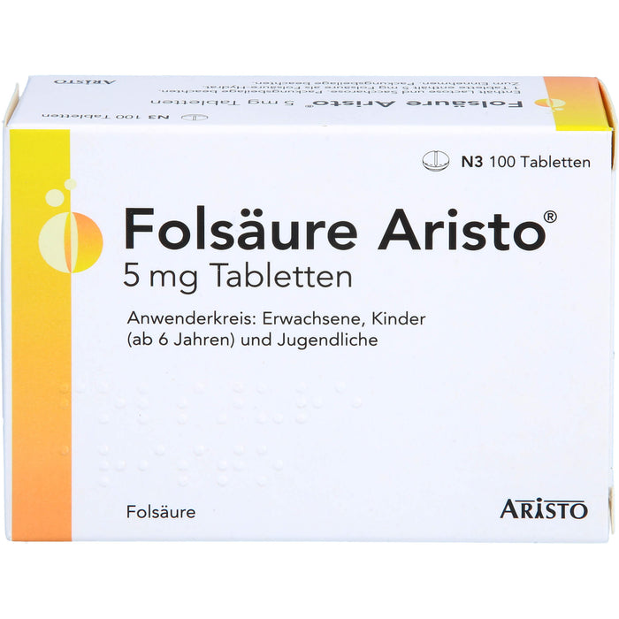 Folsaeure Aristo 5mg Tab, 100 St TAB