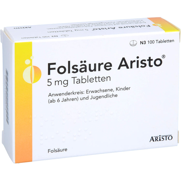 Folsaeure Aristo 5mg Tab, 100 St TAB