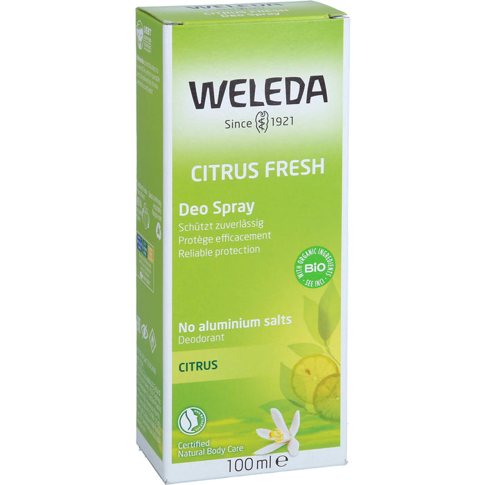 WELEDA Citrus Fresh Deo Spray, 100 ml SPR