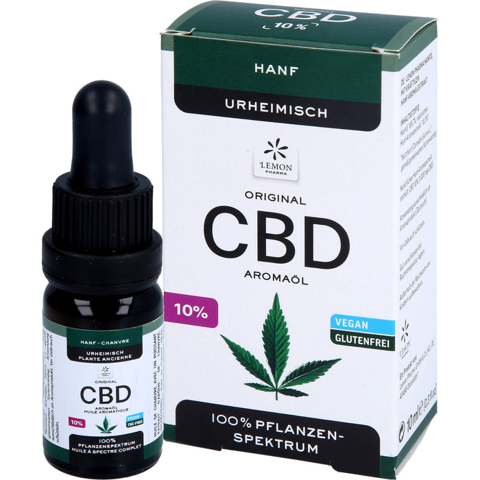 CBD 10% HANF Tropfen Aroma, 10 ml TRO