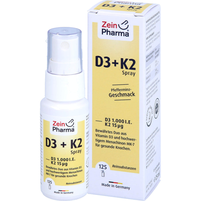 Vitamin D3 +K2 1000IE Spray, 25 ml SPR