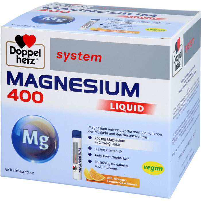 Doppelherz Magnesium 400 Liquid system, 30 St TRA