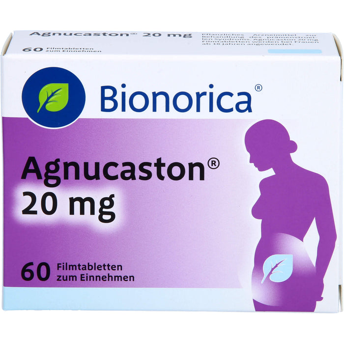 Agnucaston 20 mg Filmtabletten bei Regelbeschwerden, 60 pc Tablettes