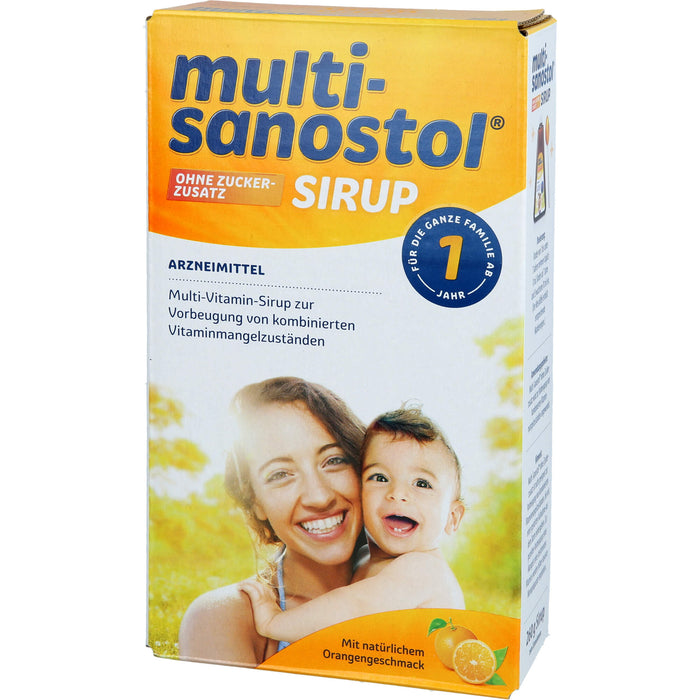 multi-sanostol Sirup ohne Zuckerzusatz, 260 g Lösung