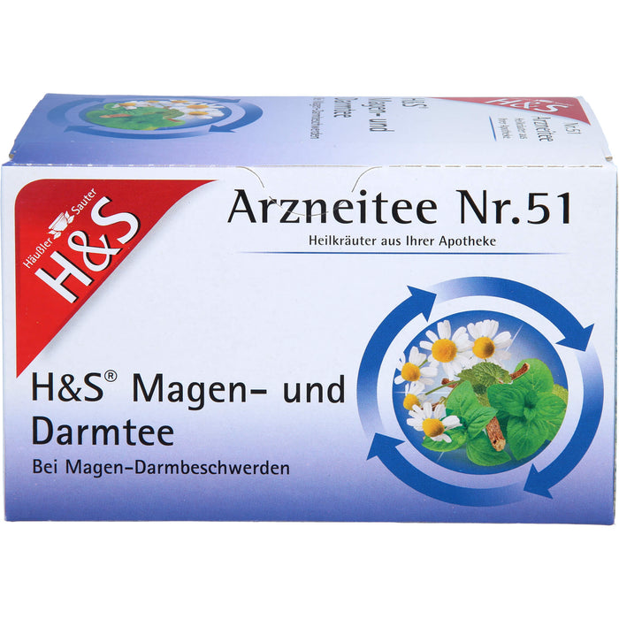 H&S Magen- und Darmtee, 20X2.0 g FBE