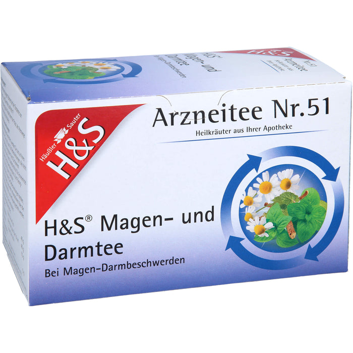 H&S Magen- und Darmtee, 20X2.0 g FBE