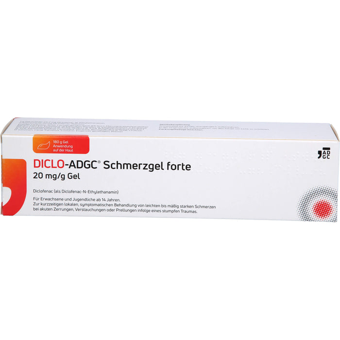 Diclo Adgc Forte 20mg Gel, 180 g GEL